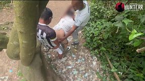 Nem a chuva atrapalhou a pega&ccedil_&atilde_o no parque