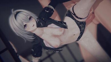 Fallen Protagonist Gets Double Penetration Sandwich Creampie 3d Hentai Animation
