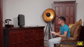 Kathy Deep - Nerd Tries Big Tits For The First Time