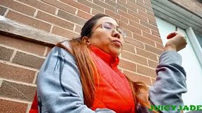 Asian with glasses close up Smoking volume 80 Non Nude ****wmv****