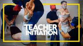 Teacher Tonny Initiation! (1080p) Gay Bondage - Gay Domination - Tickling - Puppy - Foot Fetish - Tape Bondage - BDSM
