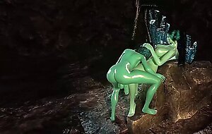 Futa3dX - TOMB RAIDER Gets SPITROASTED & TRAIN FUCKED HARD By Naughty Filthy Cave Trolls