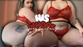 His Whore, Your Humiliation Fantasy – Bratty Curvy Dominatrix in Red Lingerie Femdom POV
