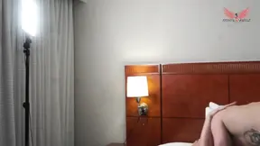 Girlfriend with big natural tits gets ignored then kissed hornyly