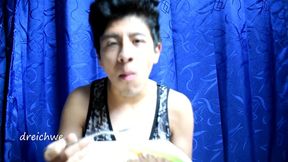 eating the lunch