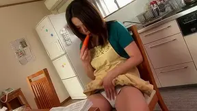 Husband not satisfying her needs so she turns into food masturbation by A story of a housewife