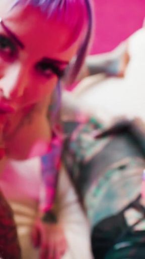 FFM Anal Threesome Big Cock Destroying Fake Tits &amp; Hot Alternative Pornstars   Clip 2