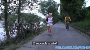 PublicSex Cute short haired blonde has a really tight pussy (p1104)