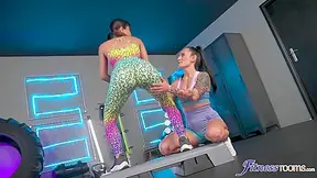 Full Body Lesbian Workout - Lexi Dona And Michy Perez