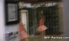 Bigtit ballerina licked out by bffs