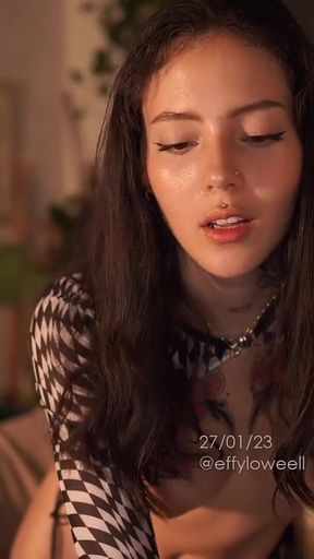 Effy Loweell, the College Slut, Craves Your Cum in a Session