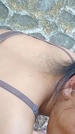 First Time for Having Threesome in Jungle