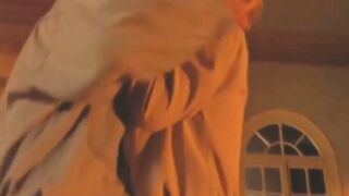 Busty MILF Rebecca Bardoux takes cum in mouth after wild sex