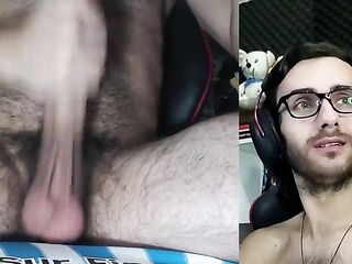 Look at these eyes! Homosexual Argentinian masturbating and ejaculating a giant load, curly amateur...