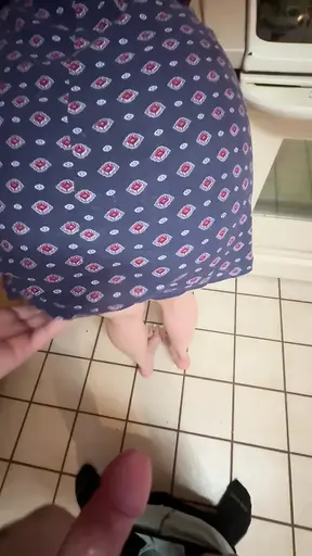 College pawg stepsister fucked by white dick in kitchen under her sundress
