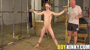 Alex Faux - Bound Slave Receives An Butt Pounding From Mature Master