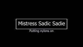 sensual nylon stocking love