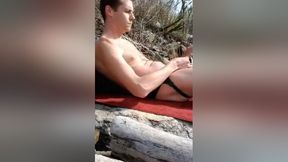 Caught Again Jerking in the Woods by the River