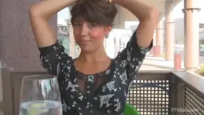 Sizzling Bojana Teases & Titillates in Steamy Restaurant Encounter