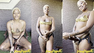 Gold Bikini JOI