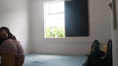 Caught my neighbor spying on me, so I gave him a little surprise