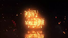 BBW Slides Oil Over Her Massive Breasts