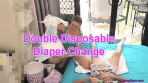 Double Disposable Diaper Change 2