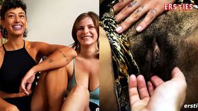 Ersties - Lesbische Exhibitionisten im Zug mit Lexi und Leo