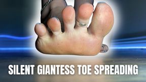 Silent Giantess Toe Spreading