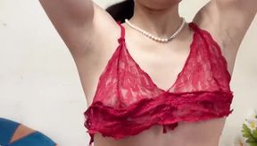 Hana Wear Red Outfit Today Her Sexy Perfect Body Petite