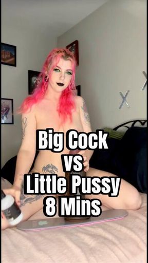Big Cock vs Little Pussy