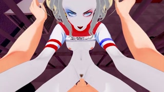 Fucking Harley Quinn in the sex dungeon - DC Comics POV Hentai.