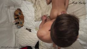 Wife Anal Creampied by Husband's Big Cock