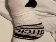 Taking off my socks after a long day… Full video on my only fans