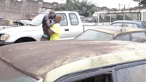 Intense public lust leads to messy interracial sex