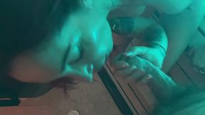 real amateur couple have sex in a sauna
