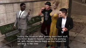 Horny college student gets gangbanged by a group of