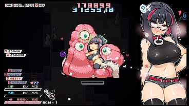 Rignetta's Adventure [ Monsters Hentai Game ] Ep.11 goth girl gangbang by lesbian alien zombie