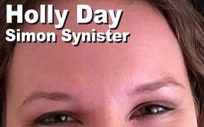 Holly Day & Simon Synister strips sucks facial