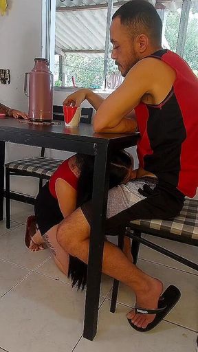 She's a Friend of My Wife, but She Caught Me Under the Table