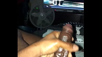 BBC stroking with cockring
