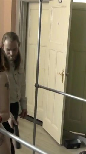 Iconic moment from "Meliss en Zoe get punished by there boyfriends"