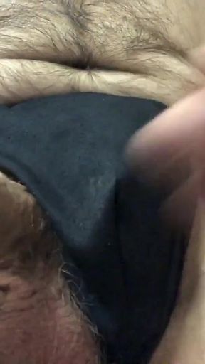 Playing with athletic cup & cock JO
