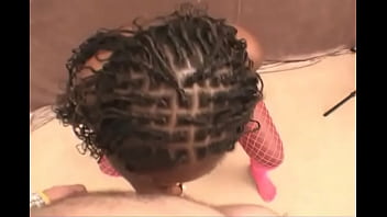 Black Momma Dvonna Has Nice Big Tits and Gets A Pantyhose Factory Tryout