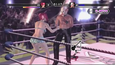 Rumble Roses XX Sebatian dominates Candy Cane