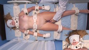Tie her Down TeeKay Style Taylor Mae Bound in White Clinic Shame Gush and Obey
