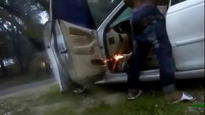 Ava Parker After Cub Bitch Call Me Eary In The Morning For Some Public Parking Sex