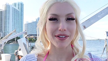 Lesbian Step-Sisters Play With Slay and Kiki Eat Pussy on a Boat