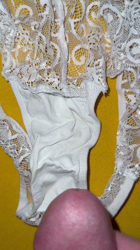 Cum on wife's panties 36