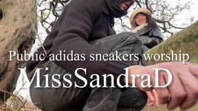 Public Adidas sneaker worship